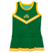 George Mason Patriots Vive La Fete Game Day Green Sleeveless Cheerleader Dress