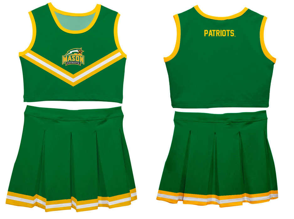 George Mason Patriots Vive La Fete Game Day Green Sleeveless Cheerleader Set - Vive La Fête - Online Apparel Store