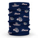 Gonzaga Bulldog Vive La Fete All Over Logo Game Day Collegiate Face Cover Soft 4 Way Stretch Neck Gaiter - Vive La Fête - Online Apparel Store