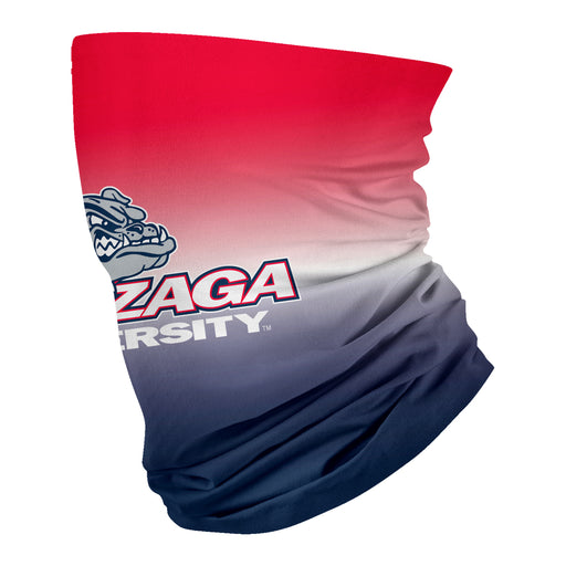 Gonzaga Bulldog Vive La Fete Degrade Logo Game Day Collegiate Face Cover Soft 4-Way Stretch Neck Gaiter - Vive La Fête - Online Apparel Store