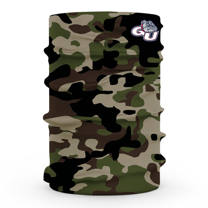 Gonzaga Bulldog Vive La Fete Camo Collegiate Face Cover Soft Camouflage Four Way Stretch Neck Gaiter - Vive La Fête - Online Apparel Store