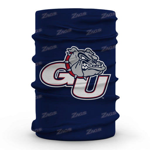 Gonzaga Bulldog Vive La Fete All Over Logo Game Day Collegiate Face Cover Soft 4 Way Stretch Neck Gaiter - Vive La Fête - Online Apparel Store