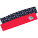 Gonzaga Bulldogs Zags GU Vive La Fete Girls Women Game Day Set of 2 Stretch Headbands Repeat Logo Blue and Logo Red