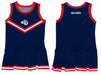 Gonzaga University Bulldogs Zags GU Vive La Fete Game Day Blue Sleeveless Cheerleader Dress - Vive La Fête - Online Apparel Store