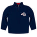 Gonzaga Bulldogs Zags GU Vive La Fete Game Day Solid Blue Quarter Zip Pullover Sleeves