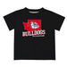 Gonzaga Bulldogs Zags GU Vive La Fete State Map Black Short Sleeve Tee Shirt