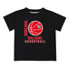 Gonzaga Bulldogs Zags GU Vive La Fete Basketball V1 Black Short Sleeve Tee Shirt