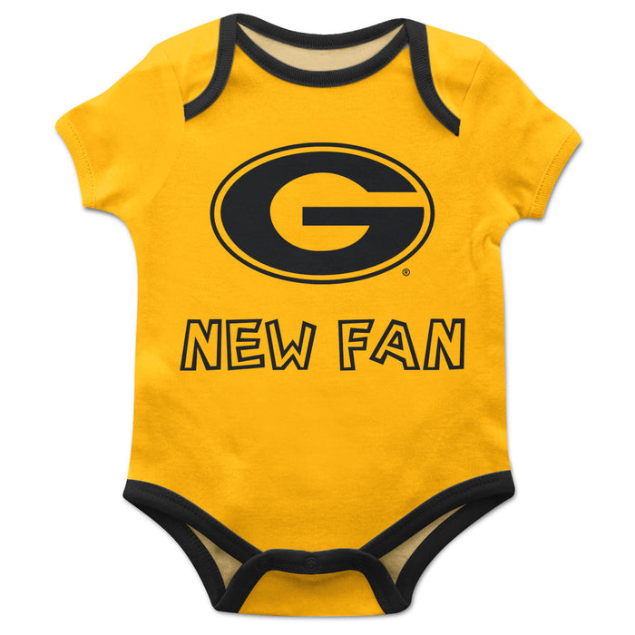 Grambling State Tigers GSU Vive La Fete Infant Game Day Gold Short Sleeve Onesie New Fan Logo Bodysuit - Vive La Fête - Online Apparel Store