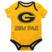 Grambling State Tigers GSU Vive La Fete Infant Game Day Gold Short Sleeve Onesie New Fan Logo Bodysuit - Vive La Fête - Online Apparel Store