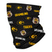 Grambling State Tigers Vive La Fete All Over Logo Game Day Collegiate Face Cover Soft 4 Way Stretch Neck Gaiter - Vive La Fête - Online Apparel Store