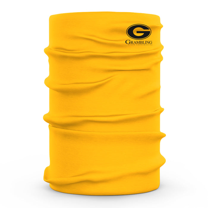 Grambling State Tigers Vive La Fete Gold Game Day Collegiate Logo Face Cover Soft  Four Way Stretch Neck Gaiter - Vive La Fête - Online Apparel Store