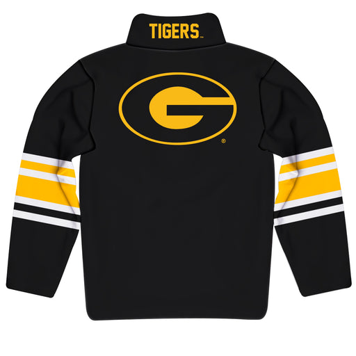 Grambling State Tigers GSU Vive La Fete Game Day Black Quarter Zip Pullover Stripes on Sleeves - Vive La Fête - Online Apparel Store