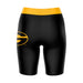 Grambling State Tigers GSU Vive La Fete Game Day Logo on Thigh and Waistband Black and Gold Women Bike Short 9 Inseam" - Vive La Fête - Online Apparel Store