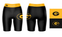 Grambling State Tigers GSU Vive La Fete Game Day Logo on Thigh and Waistband Black and Gold Women Bike Short 9 Inseam" - Vive La Fête - Online Apparel Store