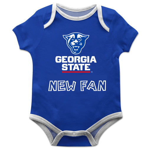 Georgia State University Panthers Blue Boys Onesie Short Sleeve - Vive La Fête - Online Apparel Store