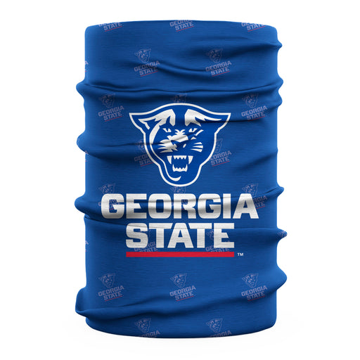 Georgia State University Panthers Neck Gaiter Blue All Over Logo - Vive La Fête - Online Apparel Store
