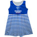 Georgia State University Panthers Blue Sleeveless Tank Dress With White Stripes - Vive La Fête - Online Apparel Store
