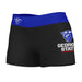 Georgia State Panthers Vive La Fete Logo on Thigh & Waistband Black & Blue Women Yoga Booty Workout Shorts 3.75 Inseam"