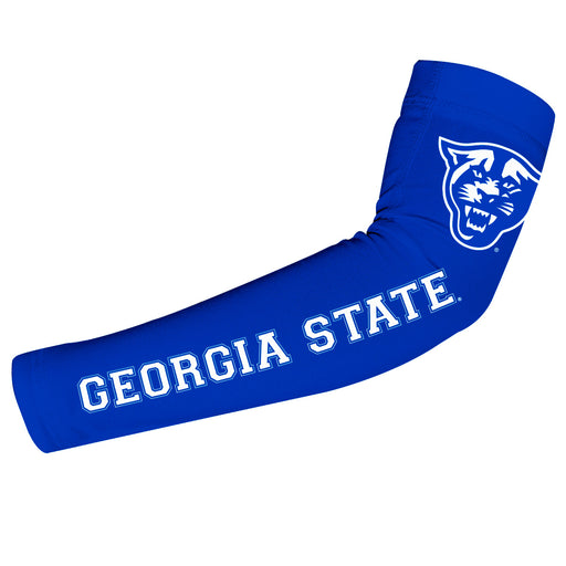 Georgia State Panthers Vive La Fete Toddler Youth Women Game Day Solid Arm Sleeve Pair Primary Logo and Mascot