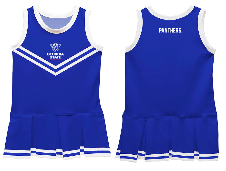 Georgia State Panthers Vive La Fete Game Day Blue Sleeveless Cheerleader Dress - Vive La Fête - Online Apparel Store