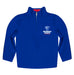 Georgia State Panthers Vive La Fete Game Day Solid Blue Quarter Zip Pullover Sleeves