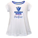 Georgia State Panthers Vive La Fete Girls Game Day Short Sleeve White Top with School Logo and Name