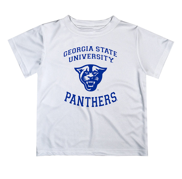 Georgia State Panthers Vive La Fete Boys Game Day V1 White Short Sleeve Tee Shirt