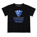 Georgia State Panthers Vive La Fete Football V1 Black Short Sleeve Tee Shirt