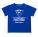 Georgia State Panthers Vive La Fete Football V1 Blue Short Sleeve Tee Shirt