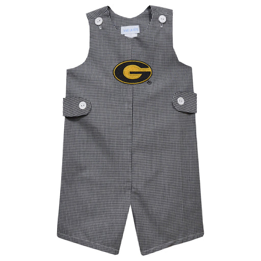 Grambling State Tigers GSU Embroidered Black Gingham Boys Jon Jon