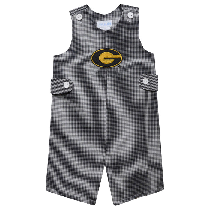 Grambling State Tigers GSU Embroidered Black Gingham Boys Jon Jon