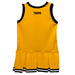 Grambling State Tigers GSU Vive La Fete Game Day Gold Sleeveless Cheerleader Dress - Vive La Fête - Online Apparel Store
