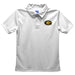 Grambling State Tigers GSU Embroidered White Short Sleeve Polo Box Shirt