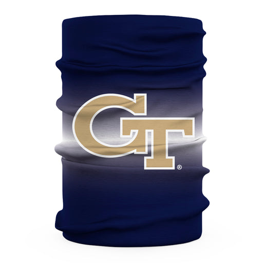 Georgia Tech Yellow Jackets Neck Gaiter Degrade Blue and White - Vive La Fête - Online Apparel Store