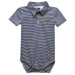 Georgia Tech Yellow Jackets Embroidered Navy Stripe Knit Polo Onesie