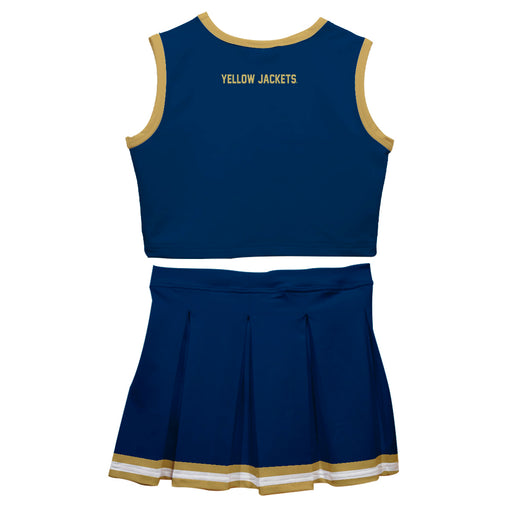 Georgia Tech Yellow Jackets Vive La Fete Game Day Blue Sleeveless Cheerleader Set - Vive La Fête - Online Apparel Store