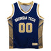 Georgia Tech Yellow Jackets Vive La Fete Game Day Blue Boys Fashion Basketball Top