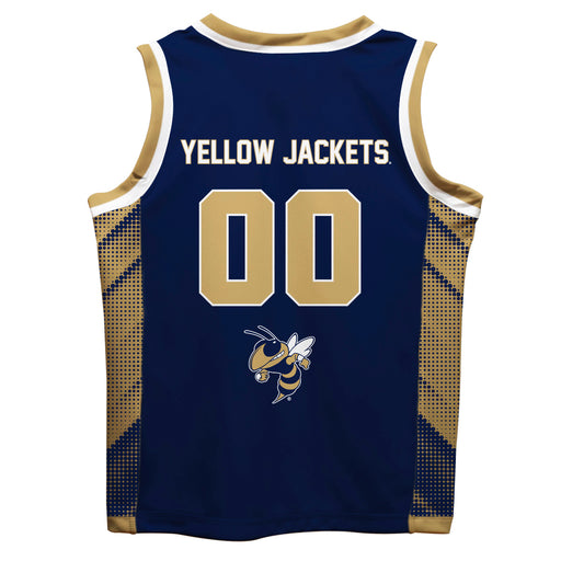 Georgia Tech Yellow Jackets Vive La Fete Game Day Blue Boys Fashion Basketball Top - Vive La Fête - Online Apparel Store