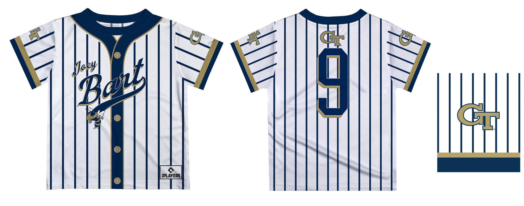 MLB Players Association Georgia Tech Yellow Jackets MLBPA Officially Licensed by Vive La Fete T-Shirt - Vive La Fête - Online Apparel Store