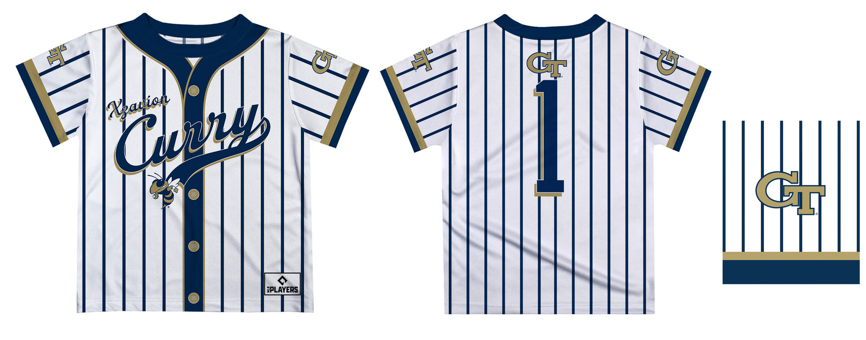 MLB Players Association Georgia Tech Yellow Jackets MLBPA Officially Licensed by Vive La Fete T-Shirt - Vive La Fête - Online Apparel Store