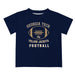 Georgia Tech Yellow Jackets Vive La Fete Football Blue Short Sleeve Tee Shirt - Vive La Fête - Online Apparel Store