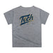 Georgia Tech Yellow Jackets Original Dripping Baseball Helmet Blue T-Shirt by Vive La Fete - Vive La Fête - Online Apparel Store