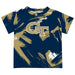 Georgia Tech Yellow Jackets Vive La Fete Boys Game Day Gold Short Sleeve Tee Paint Brush
