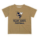 Georgia Tech Yellow Jackets Vive La Fete Football V1 Gold Short Sleeve Tee Shirt