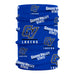 Grand Valley State Lakers Neck Gaiter Blue All Over Logo - Vive La Fête - Online Apparel Store