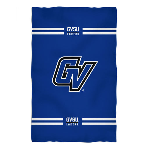 Grand Valley State Lakers Vive La Fete Game Day Absorvent Premium Blue Beach Bath Towel 51 x 32" Logo and Stripes" - Vive La Fête - Online Apparel Store