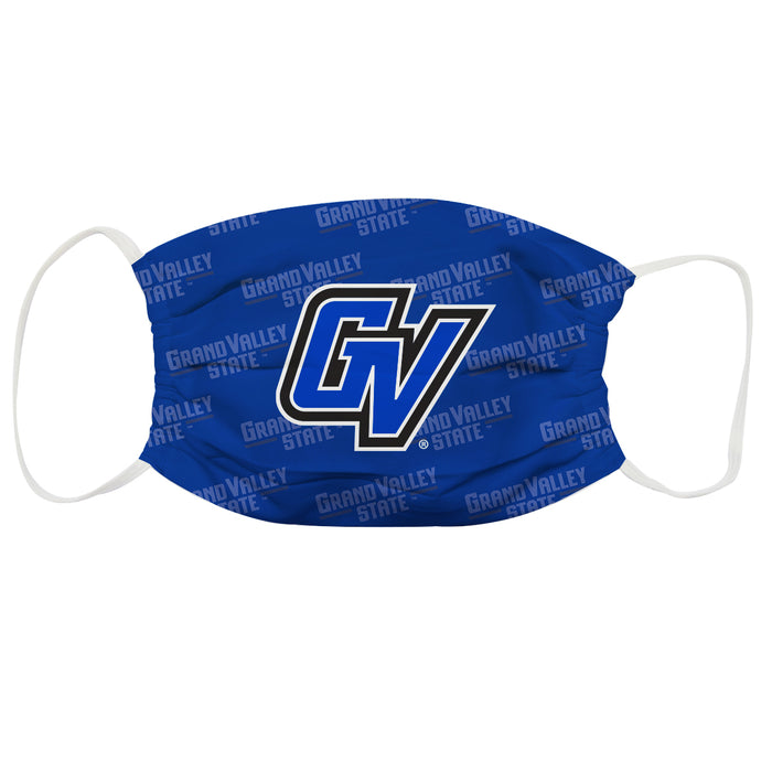Grand Valley State Lakers Face Mask Blue Set of Three - Vive La Fête - Online Apparel Store