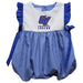 Grand Valley State Lakers Embroidered Royal Gingham Girls Bubble