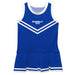 Grand Valley State Lakers Vive La Fete Game Day Blue Sleeveless Cheerleader Dress
