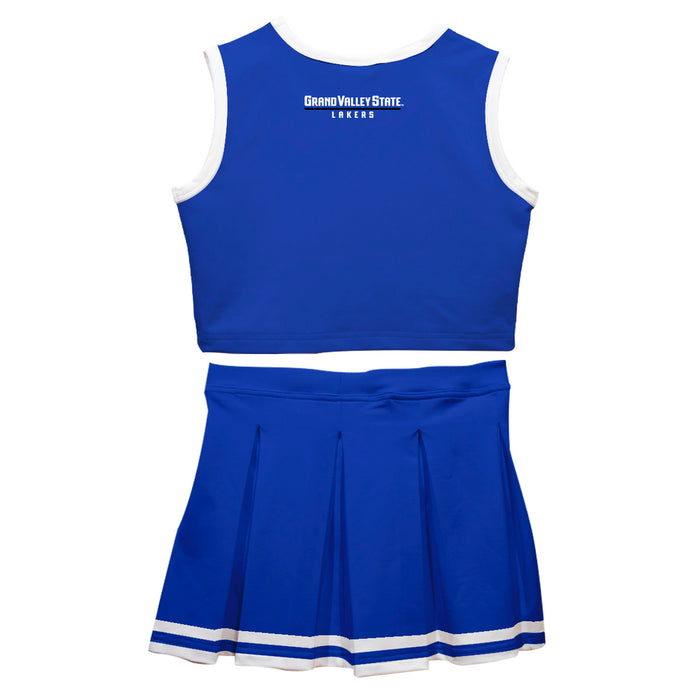 Grand Valley State Lakers Vive La Fete Game Day Blue Sleeveless Cheerleader Set - Vive La Fête - Online Apparel Store